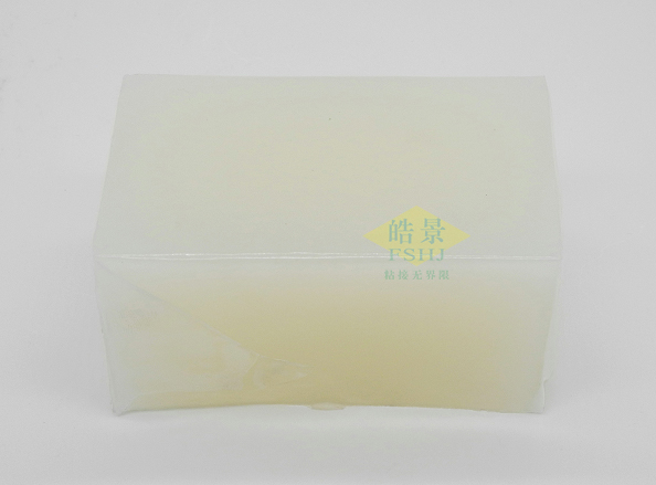 白色的熱熔膠塊